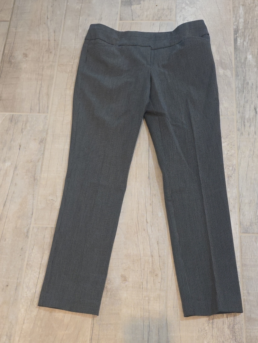 Women’s Black And White Tailored Work Pants